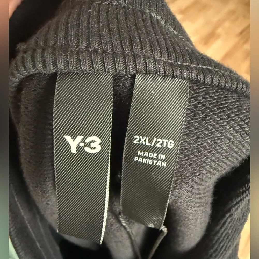 NWT Y-3 Yohji Yamamoto Cotton Blend Logo Drawstring Short